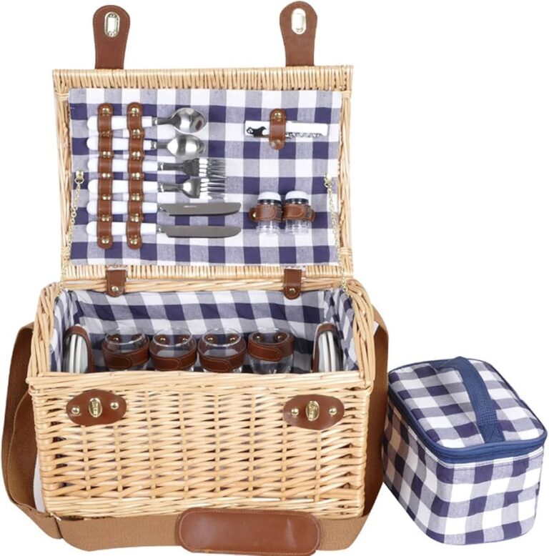 WILLOW & EVER Picnic Basket Set Review