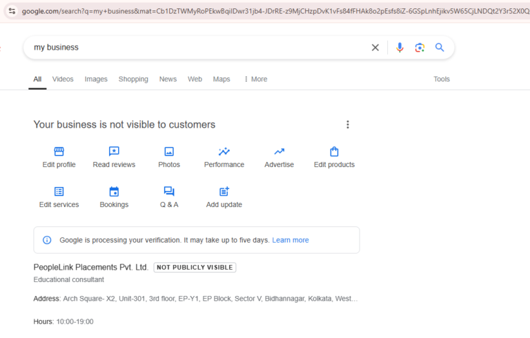 No verified listing Review