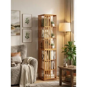 Bamboo Standing Bookshelf Review